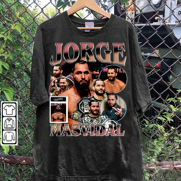 Retro  Jorge Masvidal T-Shirt - Jorge Masvidal Sweatshirt - Retro Mixed Martial Artist Tee For Man and Woman Unisex Shirt