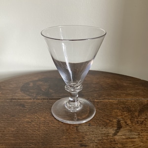 Antique George III conical bowled rummer c. 1800