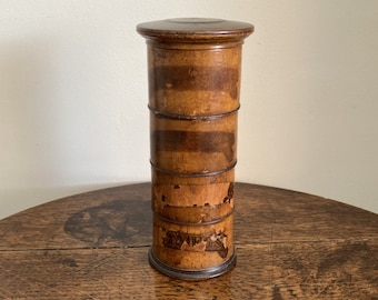 Antique Victorian turned four tier spice tower c. mid 19th century