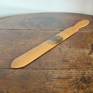 Antique Victorian Mauchline ware &quot;Cragside&quot; paper knife c. late 19th century