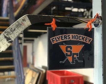Youth Hockey Team Custom Magnetic Locker Room Door Sign