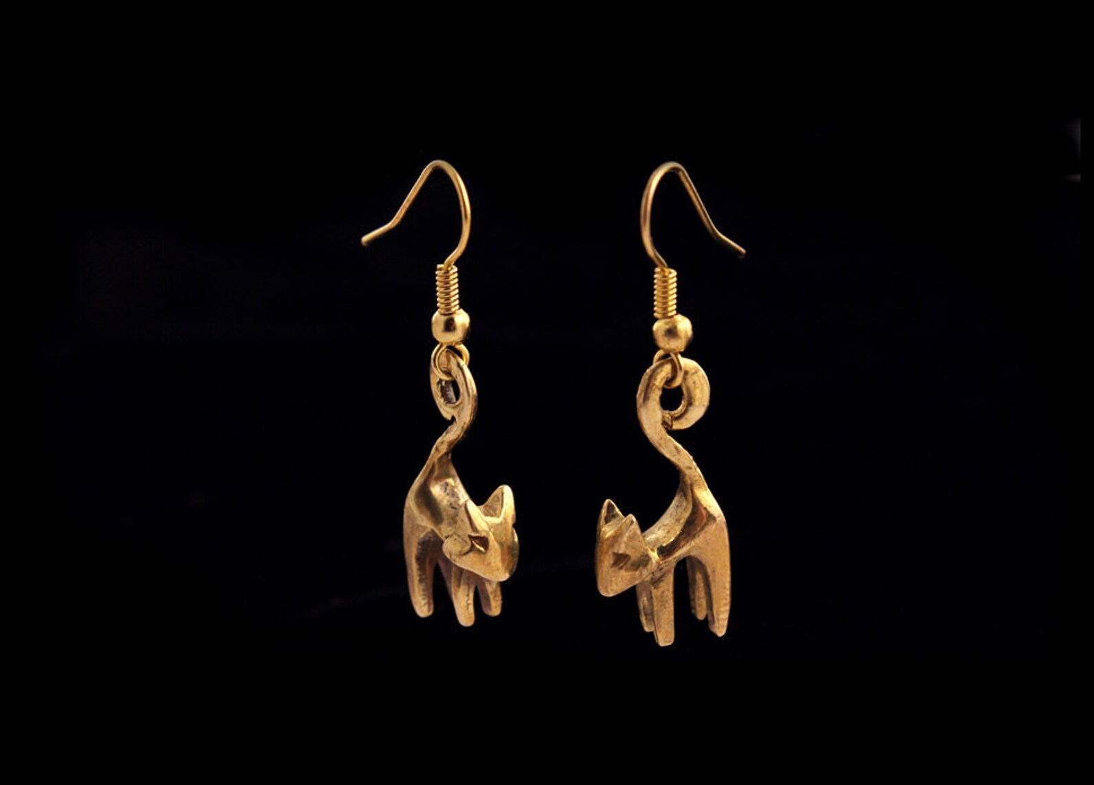 Kitten Earrings Etsy