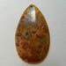Stunning Teardrop ,briolette Mexican crazy lace agate pendant ,pendant supply