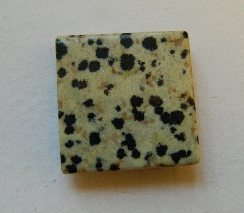Large square Dalmation Jasper Cabochon Cab