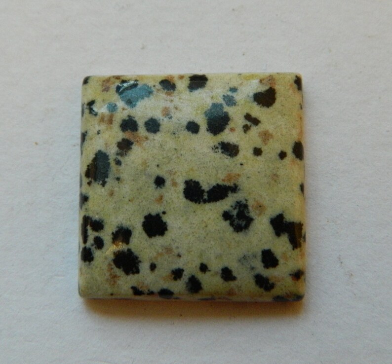 Large square Dalmation Jasper Cabochon Cab