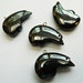 4 rare hand carved Tribal Zuni hematite Bear pendants ,South western,American Indian carved,Bear pendants,collection,Charms ,Animal totem