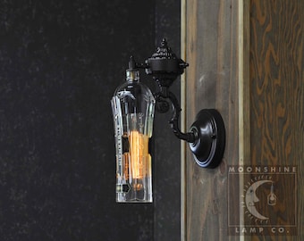 Recycled Bottle Lamp - St. Germain Wall Sconce