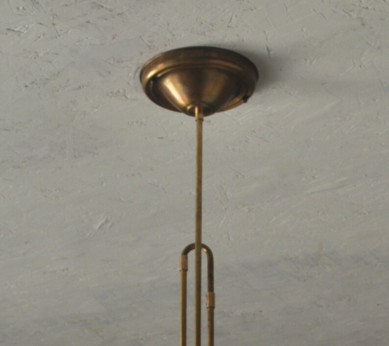 The Contour Series Unique Interweaving Brass Pipe Pendant Light image 3