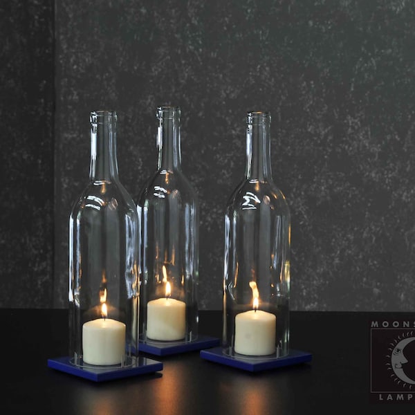 Wine Bottle Candle Etsy