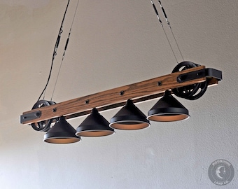 O lustre Pacifica-Bar, iluminação rústica, iluminação de cozinha, lustre de sala de jantar, luz de fazenda, luz de celeiro, iluminação exclusiva, speakeasy