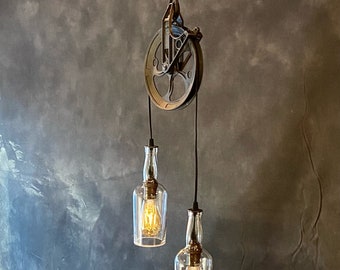 Warehouser Industrial Pulley Lamp