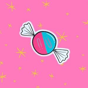 Happy Either Way Candy Vinyl Sticker