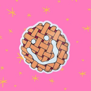 Adesivo de vinil Smiley Pie