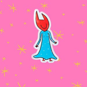 Adesivo in vinile Devil Lady