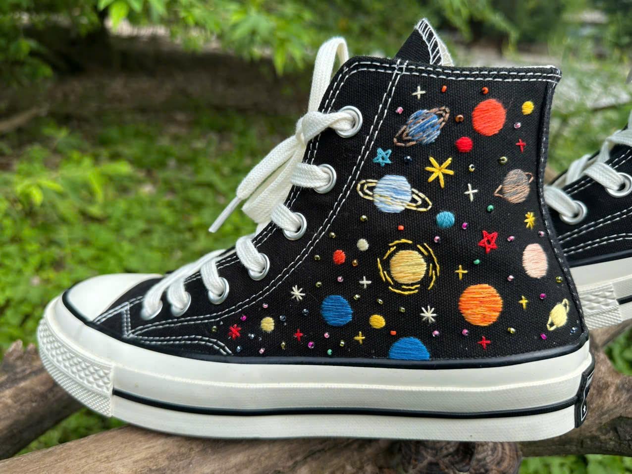 Galaxy Converse - Etsy