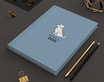 Skizzenbuch mit Hundezeichnungen (gebunden) | Notizbuch für Hundeliebhaber, liniert