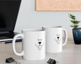 Minimal White Ceramic Mug