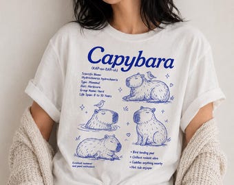 T-shirt classique Capybara | Le rongeur le plus décontracté du monde (unisexe)