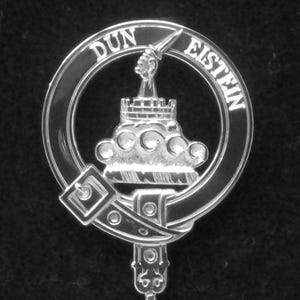 Morrison Scottish Clan Crest Badge in Solid Sterling Silver