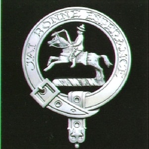 Craig Scottish Clan Crest Badge in Solid Sterling