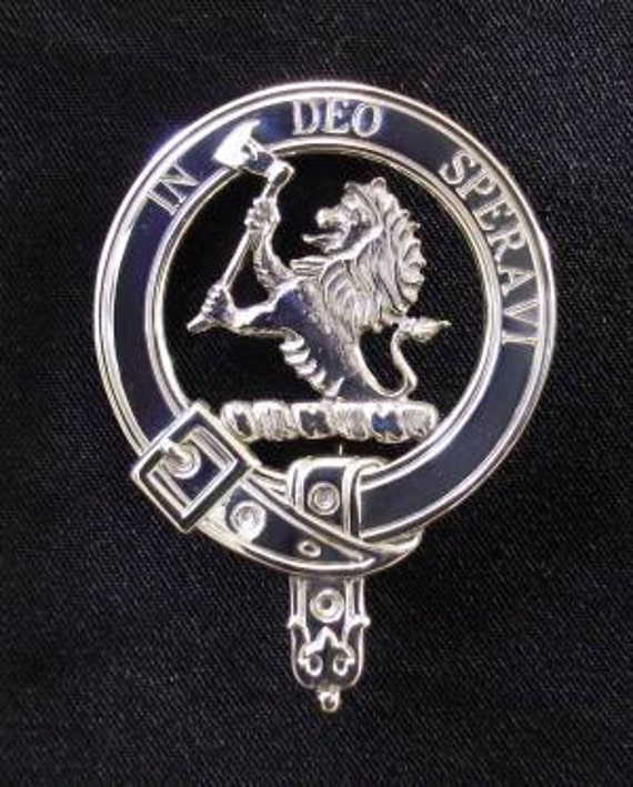 Clark e Clan Crest Scottish Cap Badge