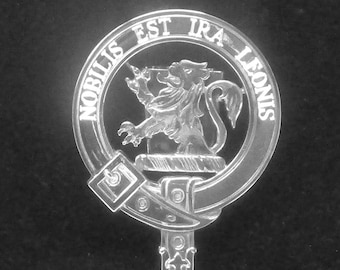 Stuart of Bute Scottish Clan Crest Badge in Solid Sterling