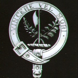 MacLaine Scottish Clan Crest Badge in Solid Sterling Silver