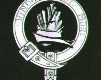 MacNeil Scottish Clan Crest Badge in Solid Sterling