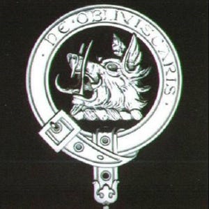 MacIver Scottish Clan Crest Badge in Solid Sterling Silver