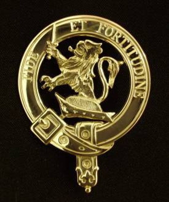 Farquharson Clan Scotland Scottish Family Name Crest Pin Badge Farquharson Clan Scotland Scottish Family Name Crest Pin Badge