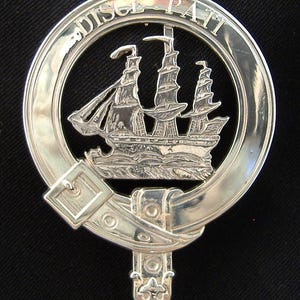 Duncan Scottish Clan Crest Badge in Solid Sterling