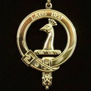 Arbuthnot Scottish Clan Crest Badge in Solid Sterling Silver