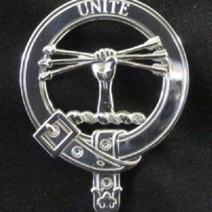 Brodie Scottish Clan Crest Badge in Solid Sterling