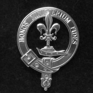 Johnson Scottish Clan Crest Badge in Solid Sterling Silver