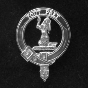 Murray Scottish Clan Crest Badge in Solid Sterling Silver