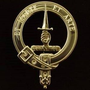 Bain Scottish Clan Crest Badge in Solid Sterling Silver