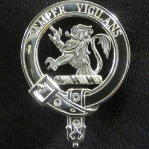 Wilson Scottish Clan Crest Badge in Solid Sterling Silver