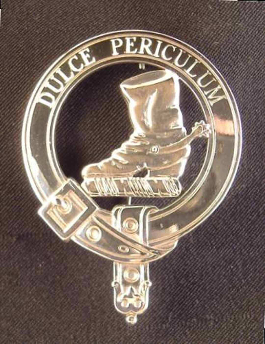 Macaulay Scottish Clan Crest Badge in Solid Sterling or 14K Gold Etsy