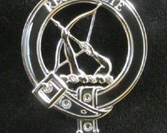 Fletcher Scottish Clan Crest Badge in Solid Sterling