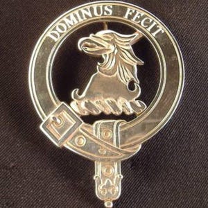 Baird Scottish Clan Crest Badge in Solid Sterling