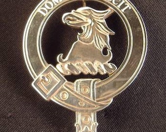 Baird Scottish Clan Crest Badge in Solid Sterling