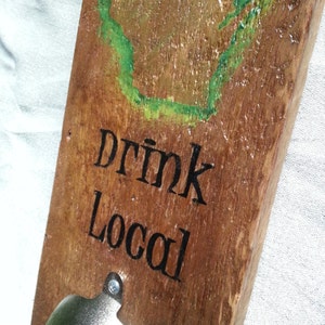 WI Barn Wood Bottle Opener
