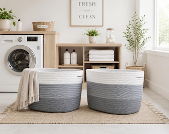 Rope Cotton Baskets