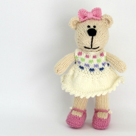 hand knitted teddy bears