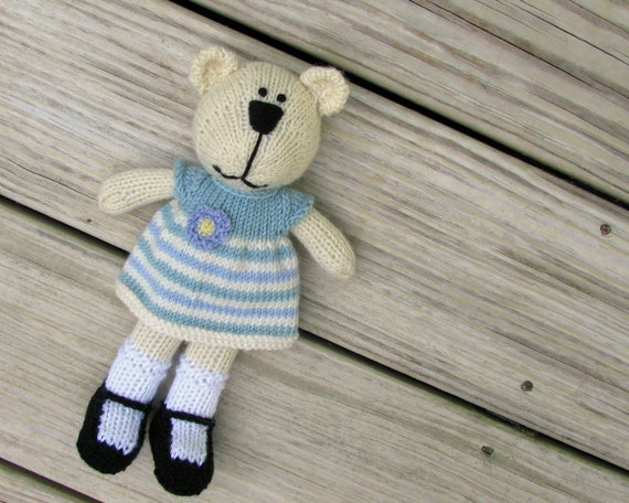 hand knitted teddy bears
