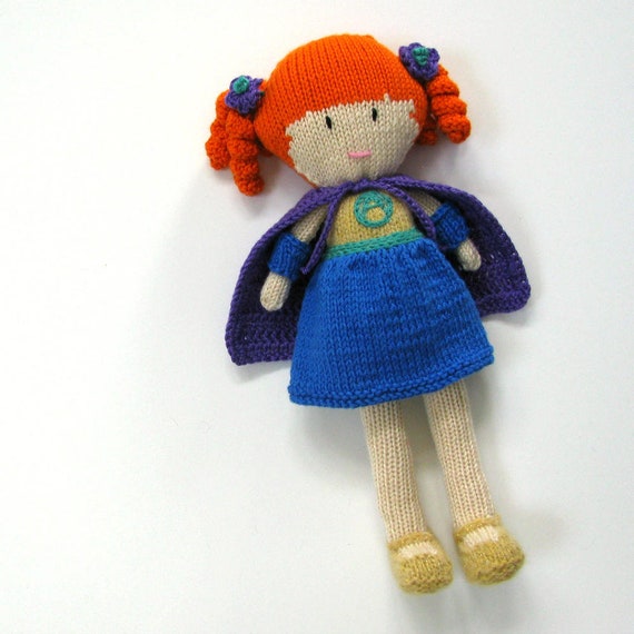 hand knitted rag doll