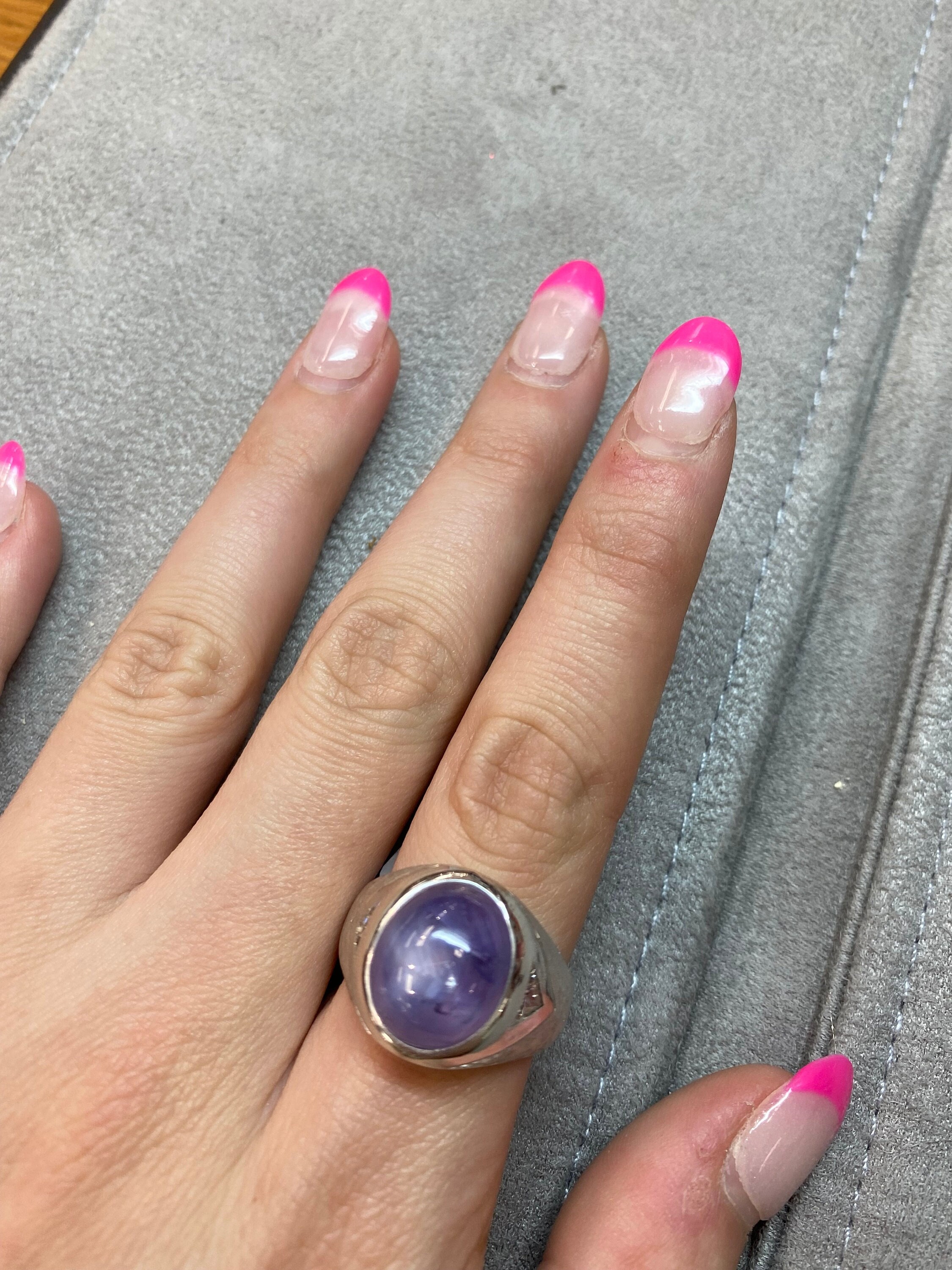 Natural Purple Star Sapphire Ballerina Ring – Bella Rosa Galleries