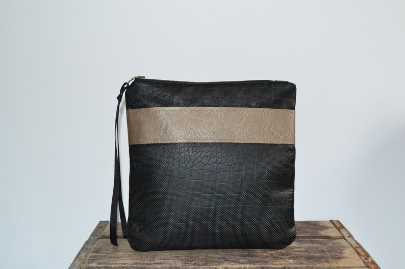 soft leather clutch bag