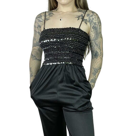 Vintage Sequin Jumpsuit- M
