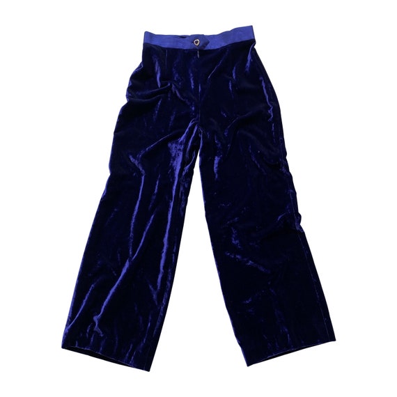 Vintage Escada Couture Velvet Pants